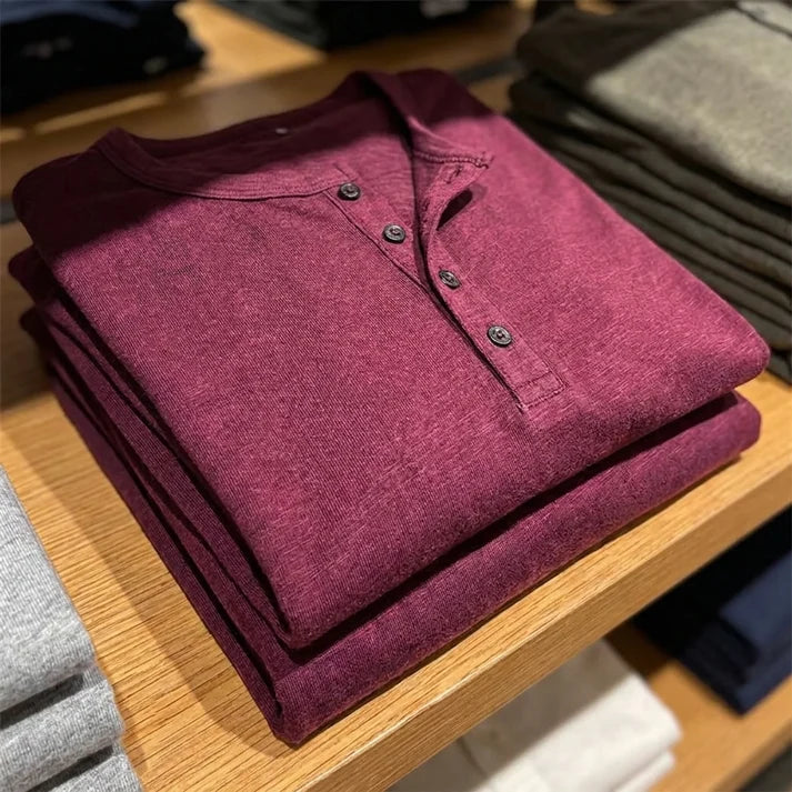 The Everyday Henley - 100% Cotton