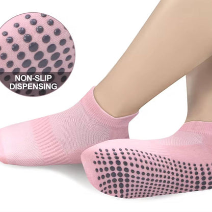 SilkStep™ No-Slip Invisible Socks – 6 Pcs
