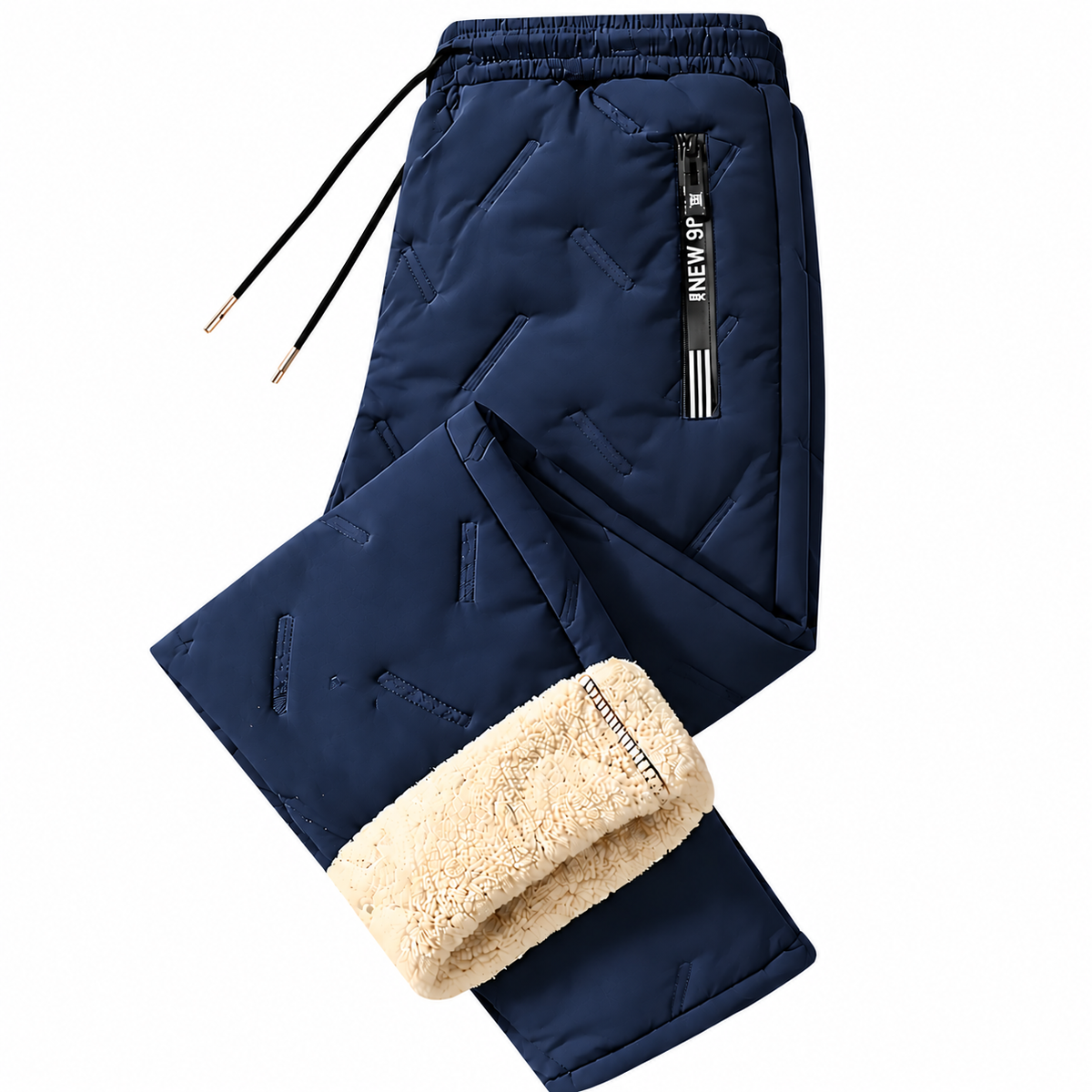 Winter Fleece-Lined Thermal Pants