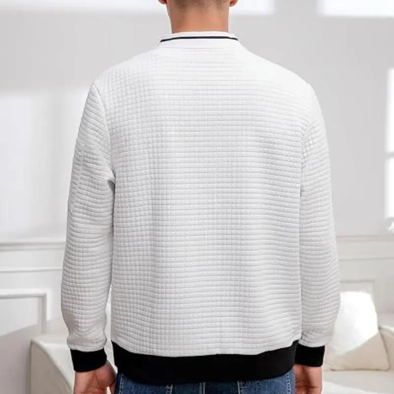 Men's Premium Textured Bomber Jacket