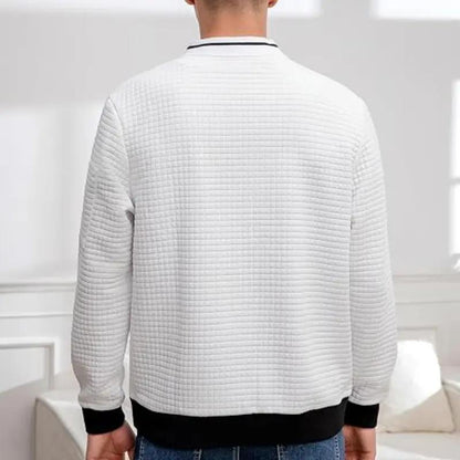 Men's Premium Textured Bomber Jacket