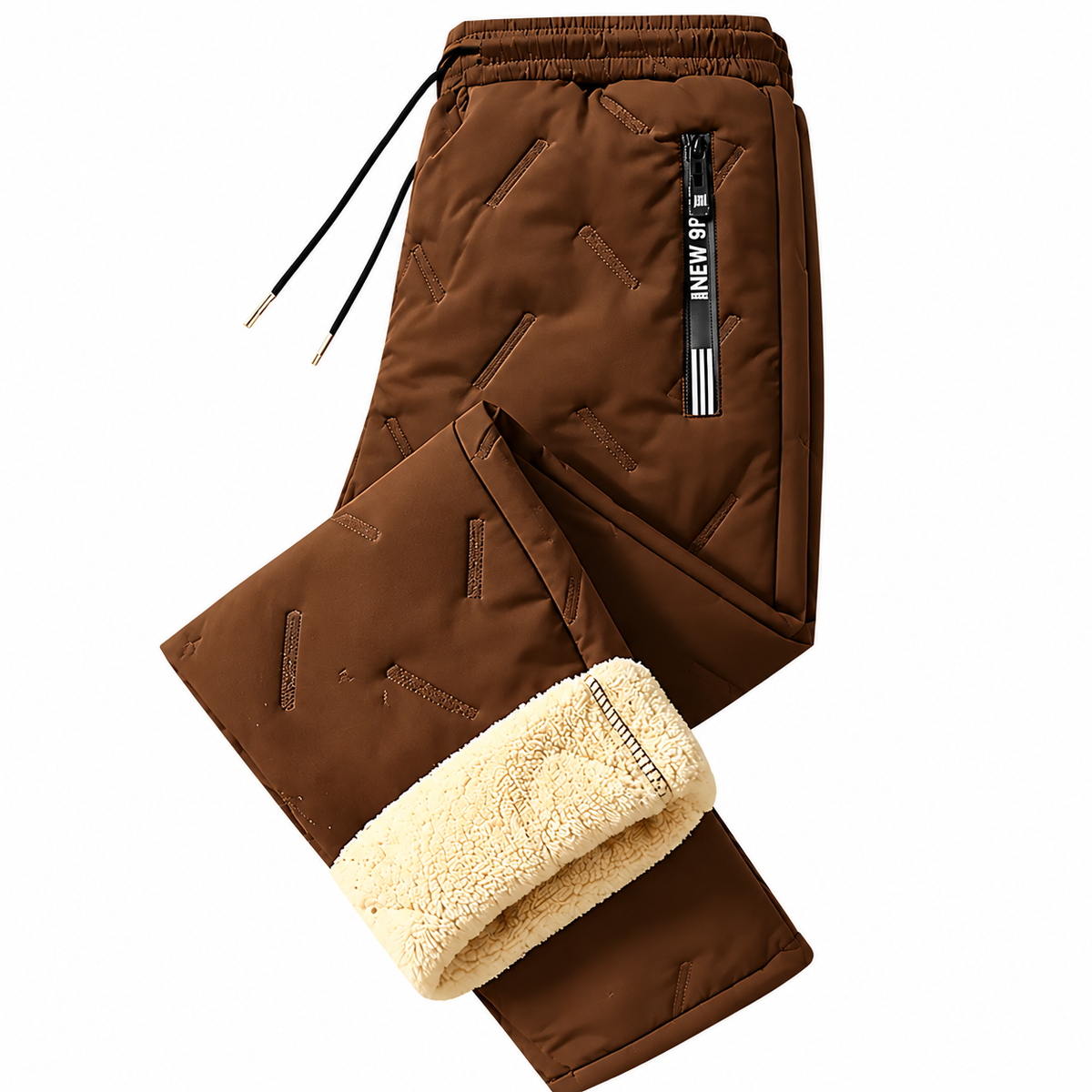 Winter Fleece-Lined Thermal Pants