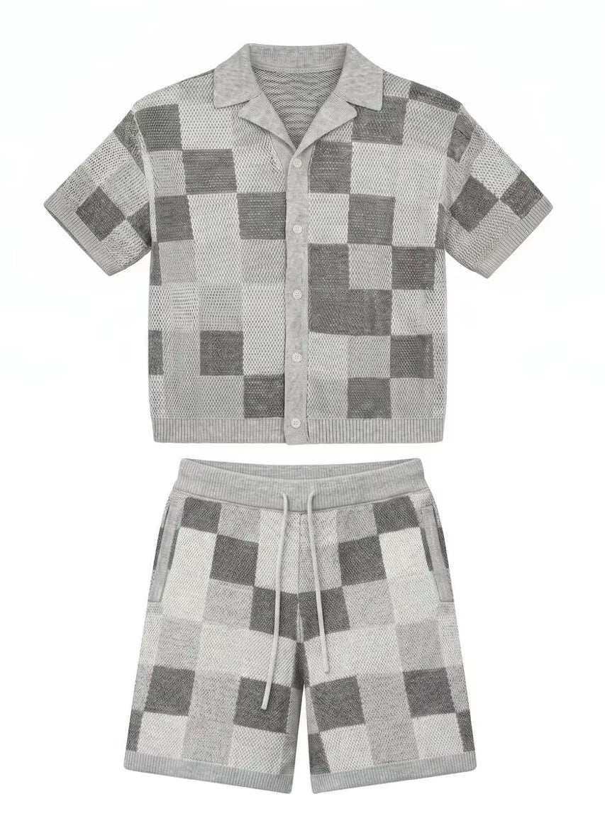 Luxe Grid Bamboo Set