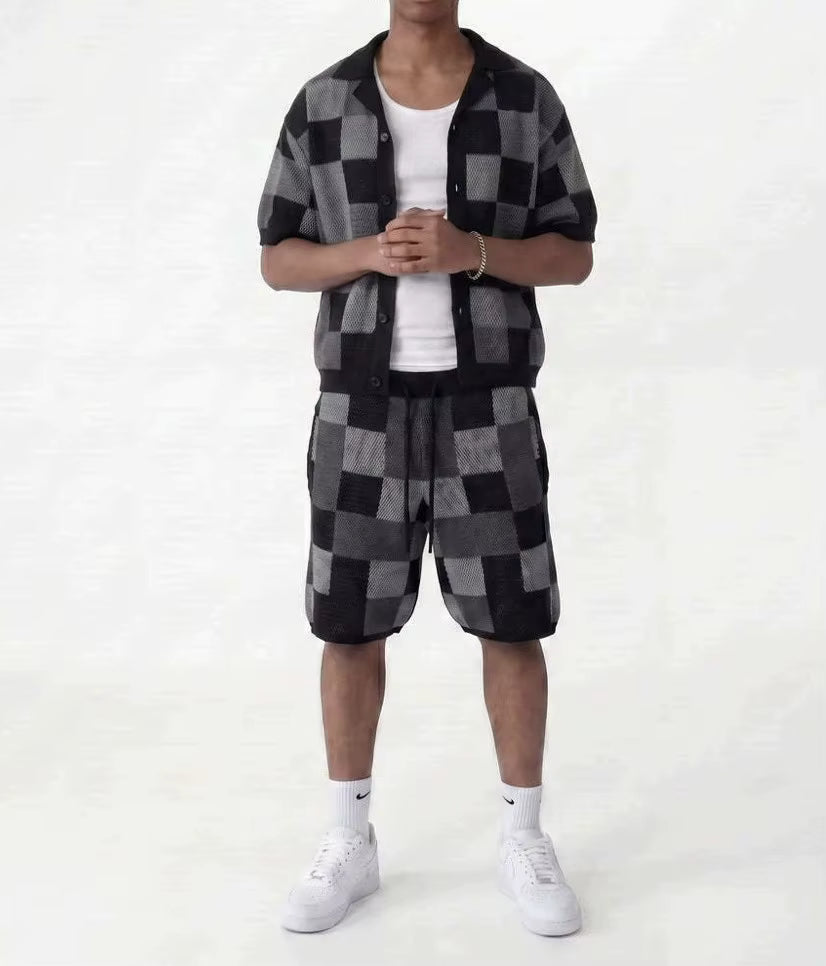 Luxe Grid Bamboo Set