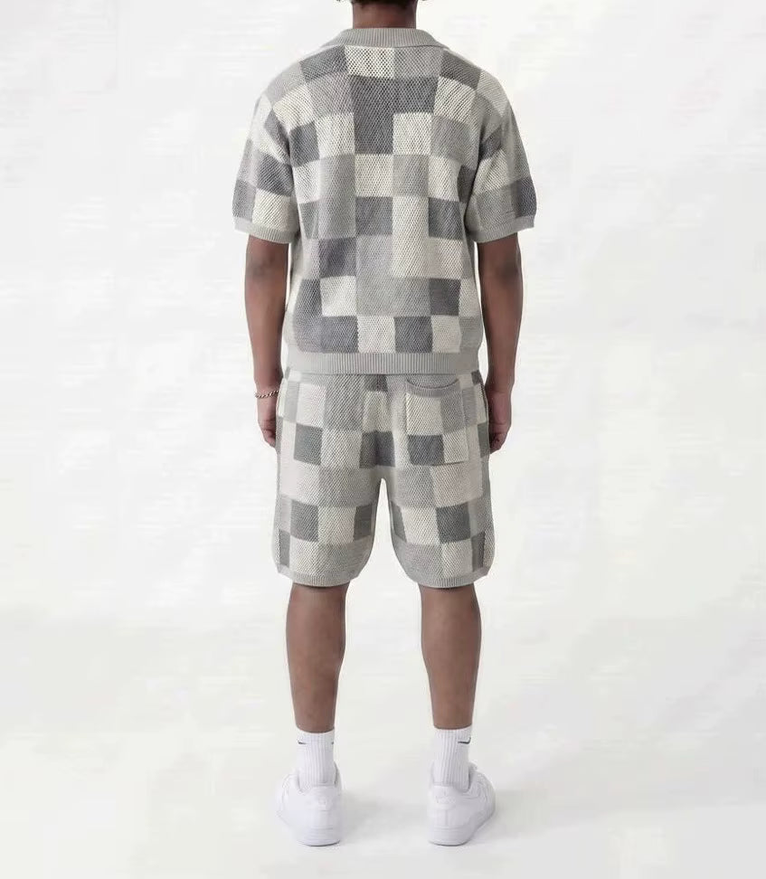 Luxe Grid Bamboo Set