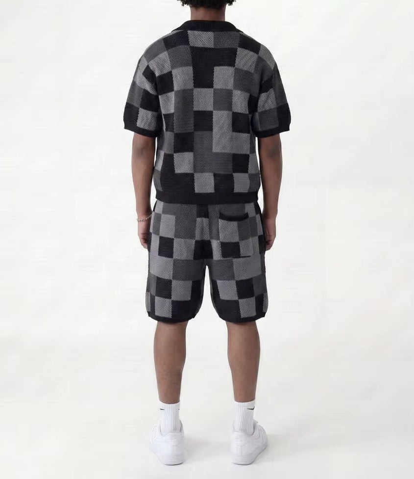 Luxe Grid Bamboo Set