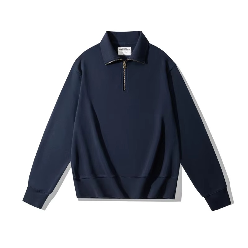 Premium Cotton Quarter-Zip Pullover