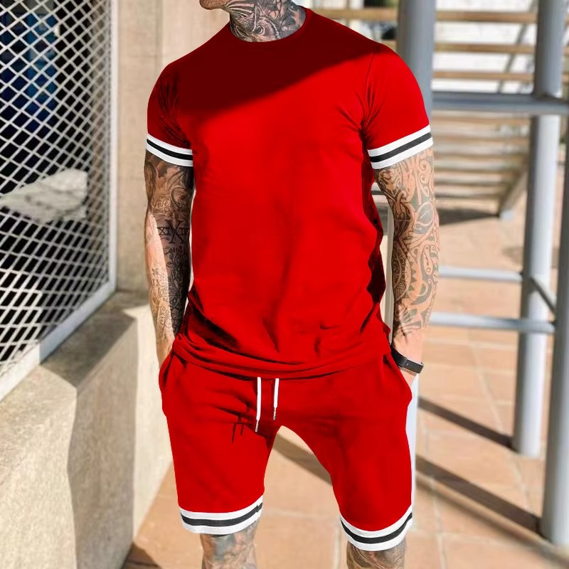 Men's Active Stripe Set