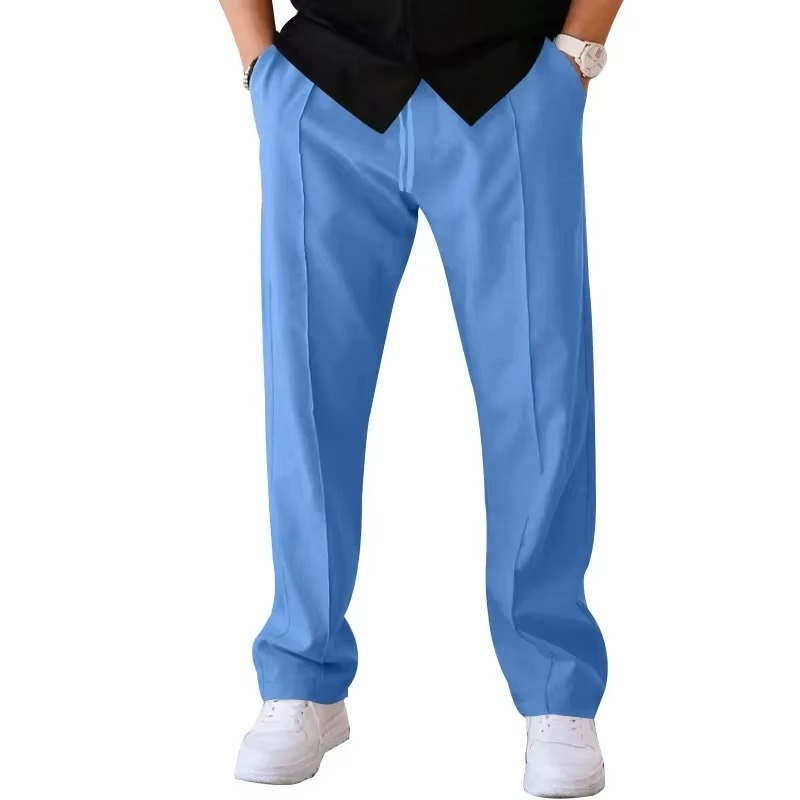 Relaxed Straight-Leg Trousers