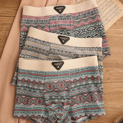 BoldComfort™ 4-Pack Retro Cotton Boxers