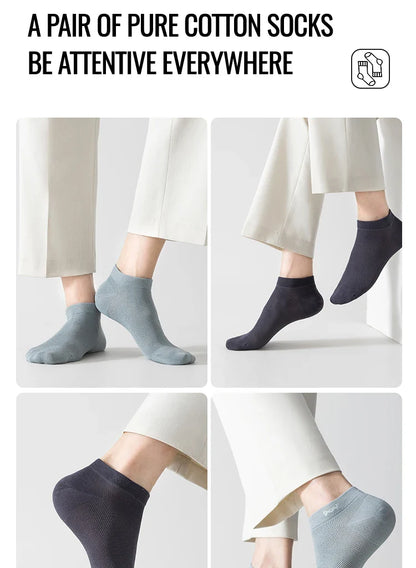 (5 Pairs) Mix Antibacterial Anti Odor Bamboo Socks