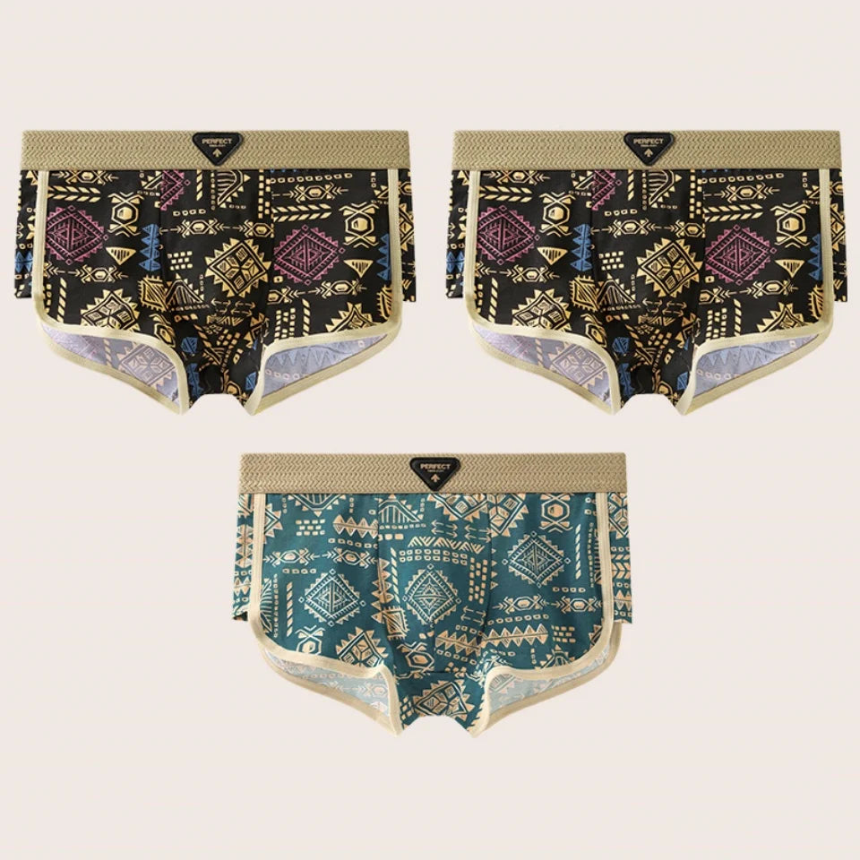 3 PCS Unisex Cotton Boxer Briefs