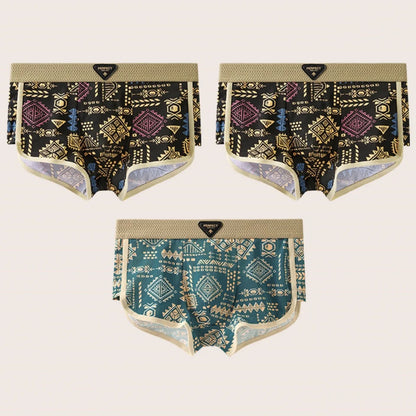 3 PCS Unisex Cotton Boxer Briefs