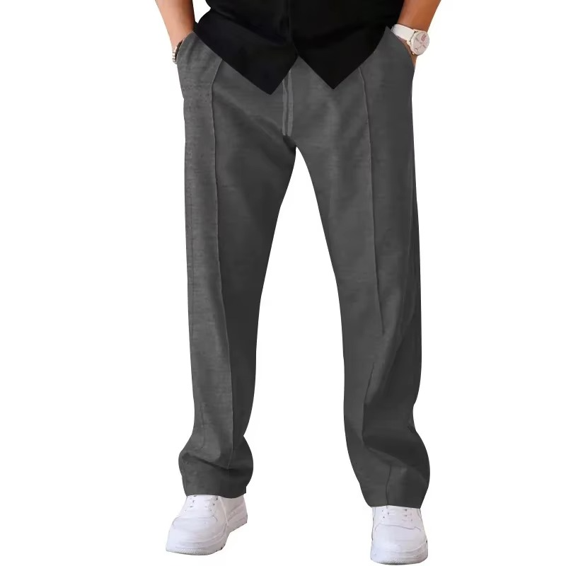 Relaxed Straight-Leg Trousers