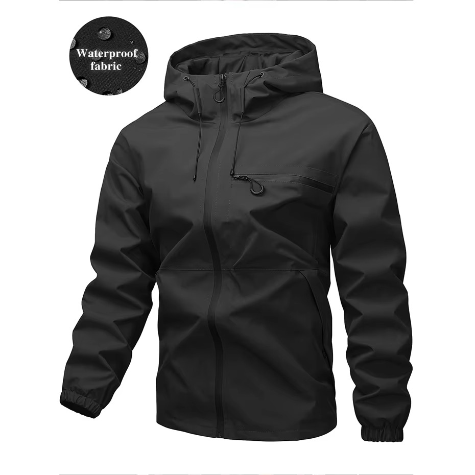 Lightweight Waterproof Windbreaker Jacket