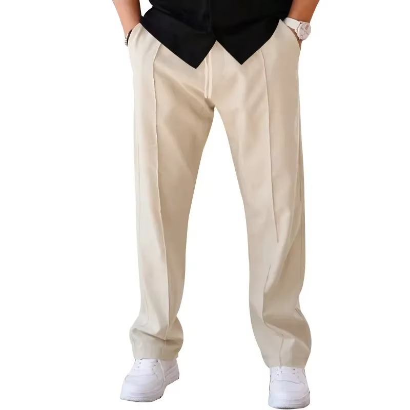 Relaxed Straight-Leg Trousers