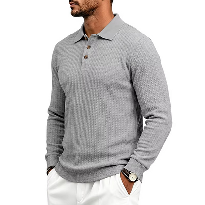 Textured Jacquard Polo