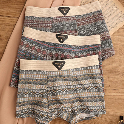 BoldComfort™ 4-Pack Retro Cotton Boxers