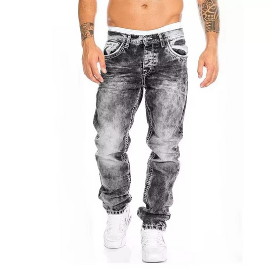 Vintage Stretch Straight Jeans