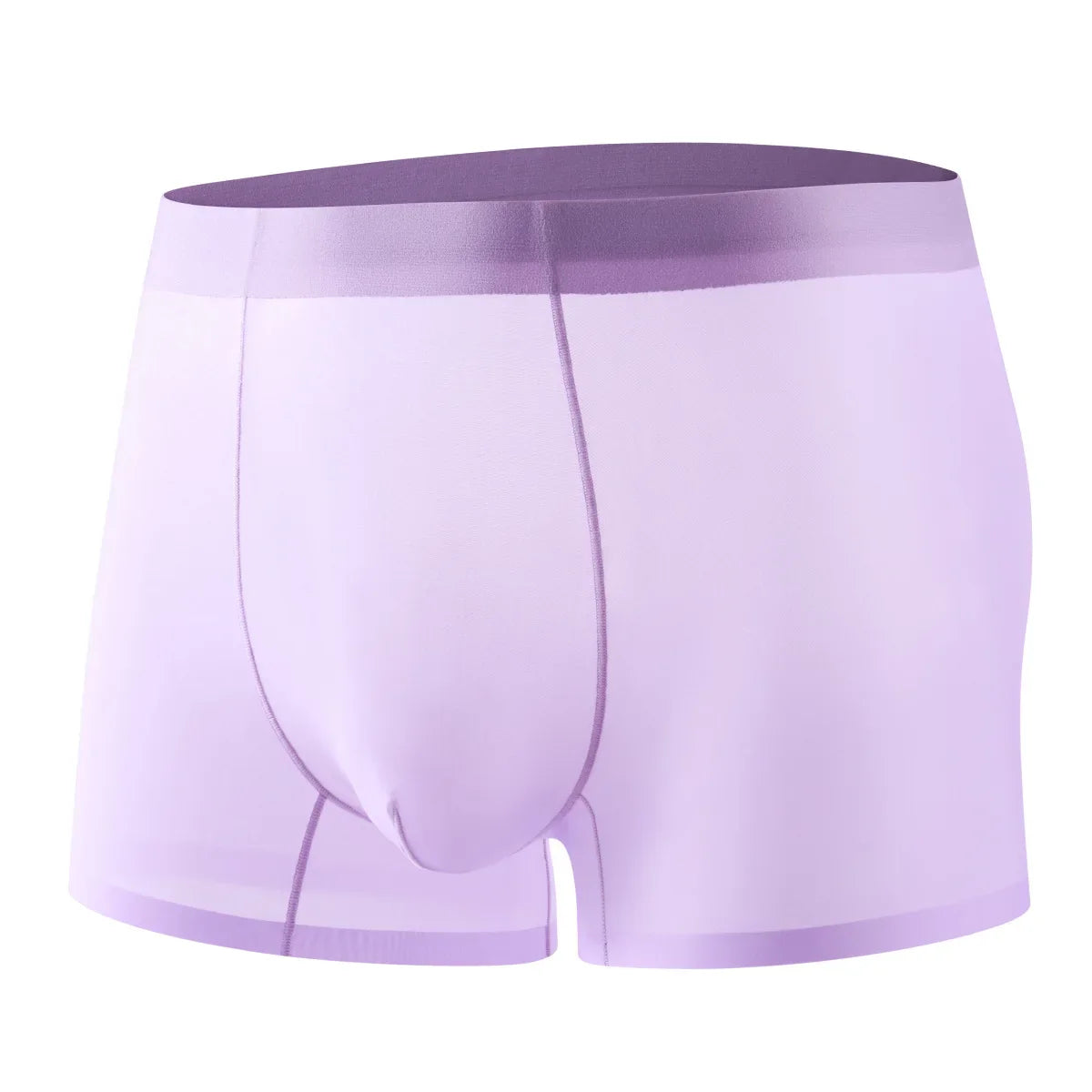 4 Pcs Ultra-Thin Ice Silk Men's Boxer Shorts