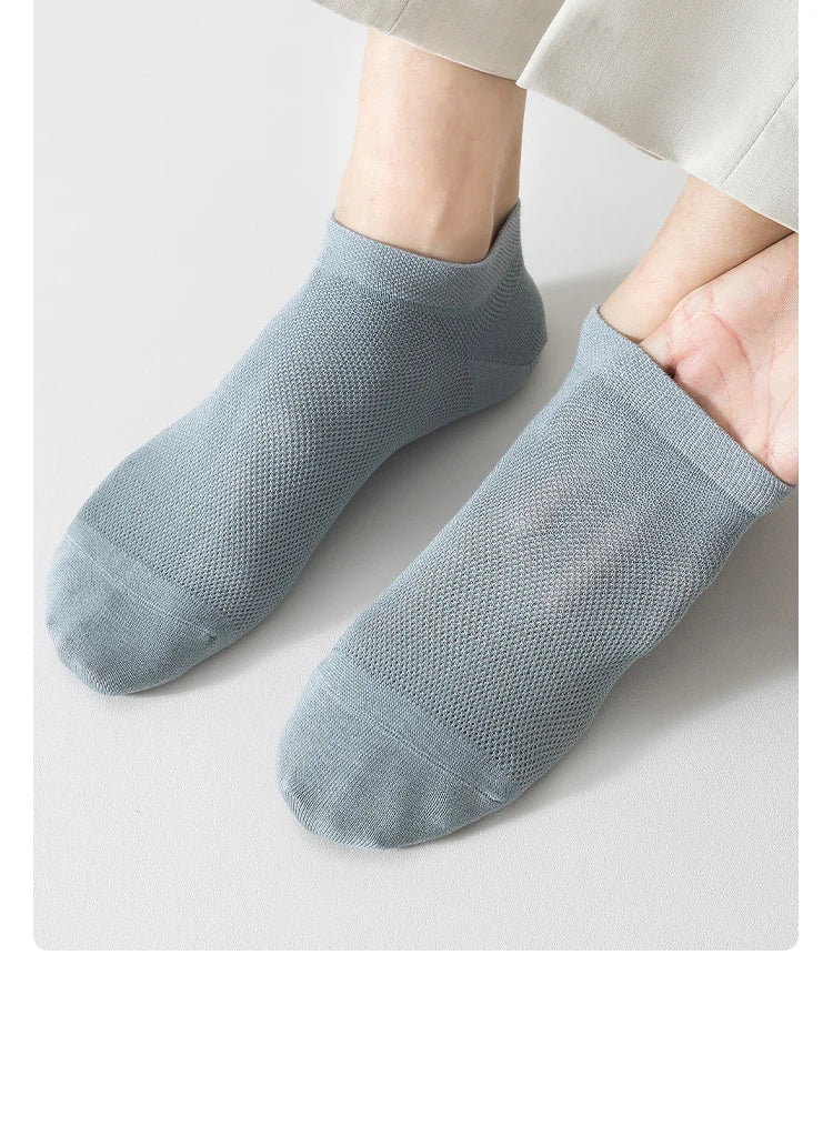 (5 Pairs) Mix Antibacterial Anti Odor Bamboo Socks