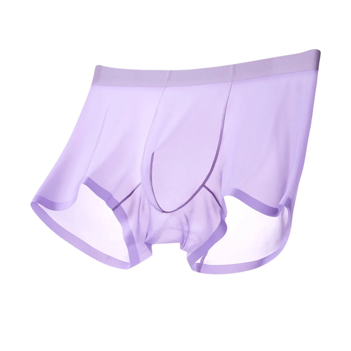 4 Pcs Ultra-Thin Ice Silk Men's Boxer Shorts