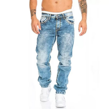 Vintage Stretch Straight Jeans