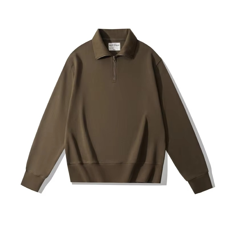 Premium Cotton Quarter-Zip Pullover