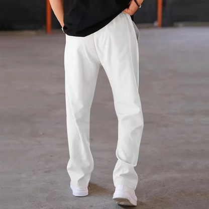 Relaxed Straight-Leg Trousers