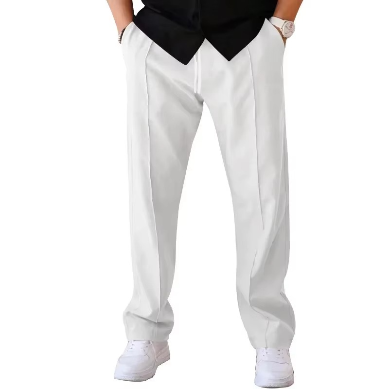 Relaxed Straight-Leg Trousers