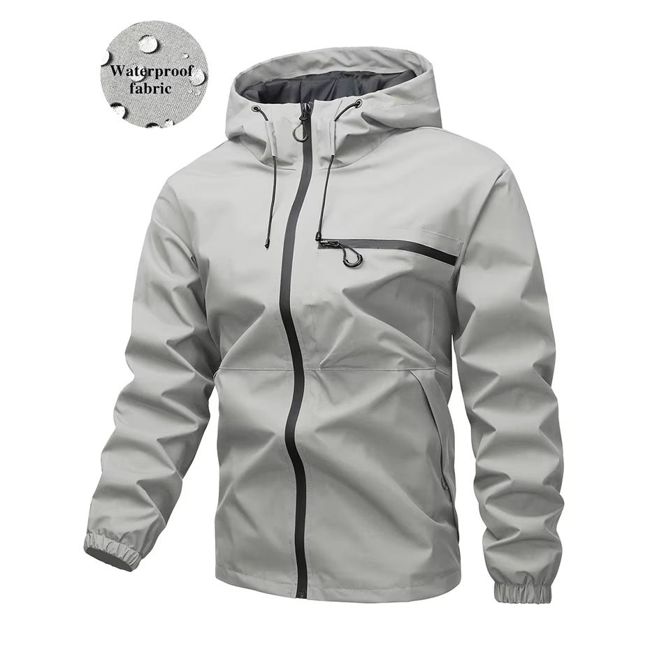 Lightweight Waterproof Windbreaker Jacket
