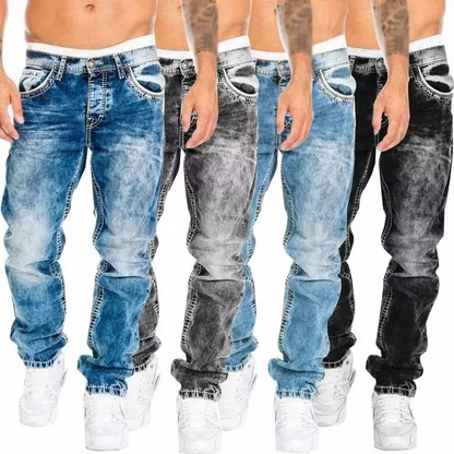 Vintage Stretch Straight Jeans