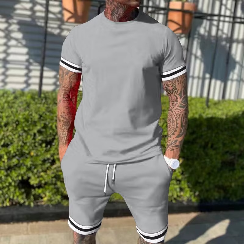 Men's Active Stripe Set