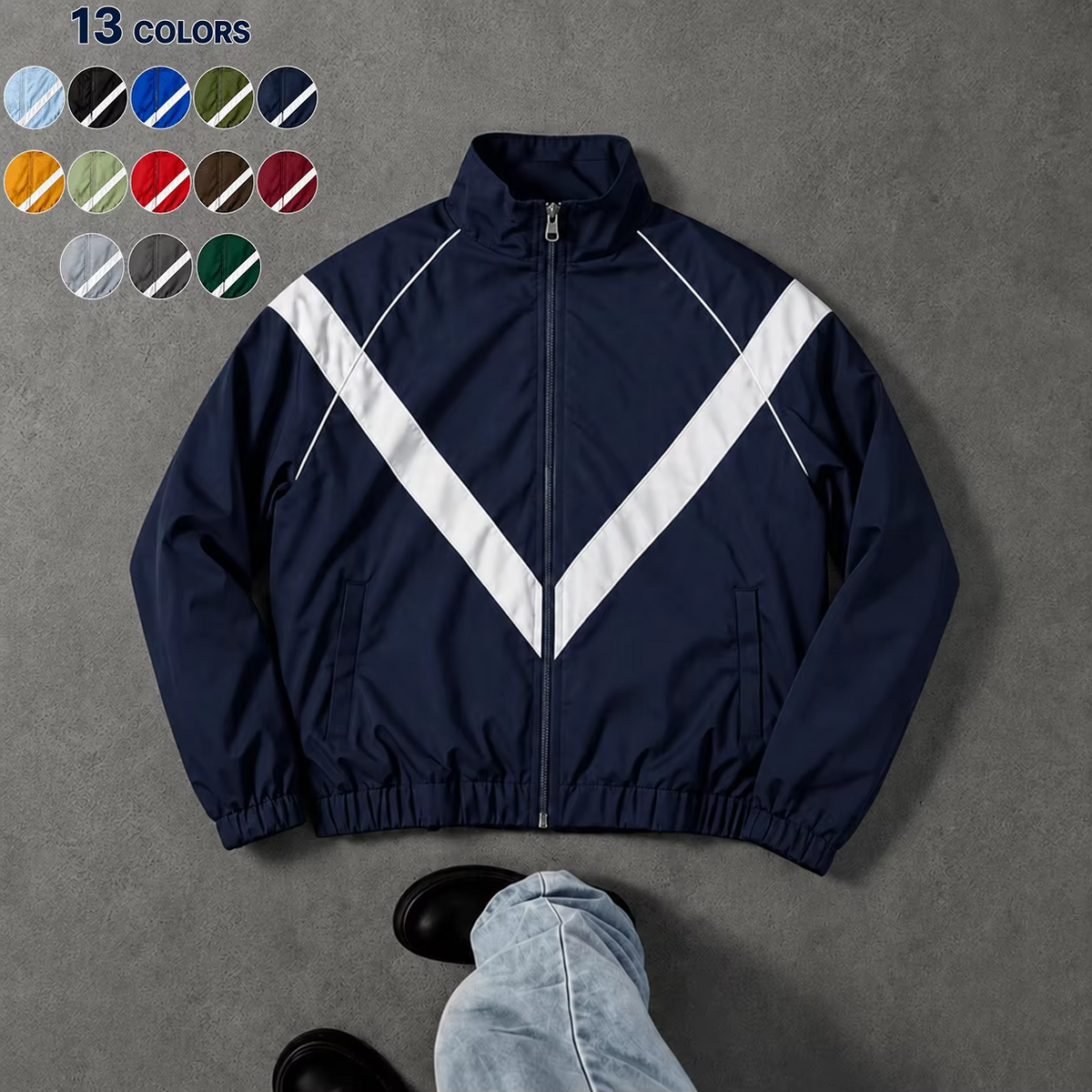 Men's Retro V-Stripe Jacket