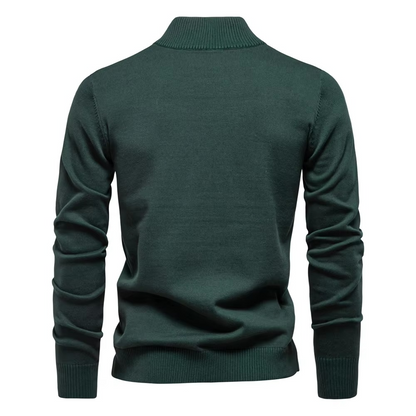 Premium Cotton Quarter-Zip Pullover