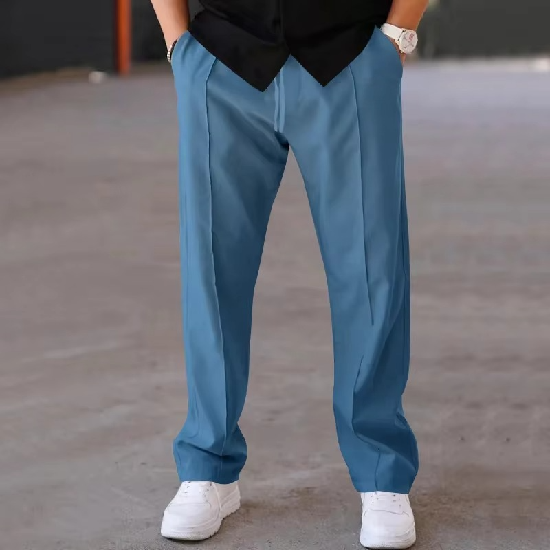 Relaxed Straight-Leg Trousers