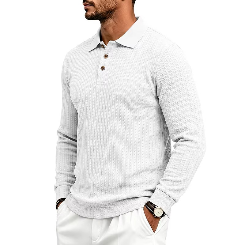Textured Jacquard Polo