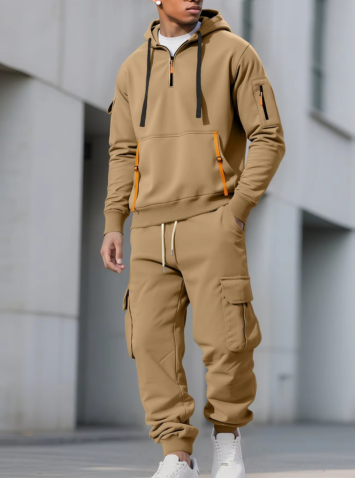 Utility Cargo Tracksuit Set