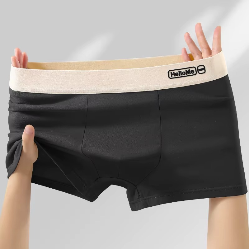 4 PCS HelloMe Pure Cotton Men Underwear