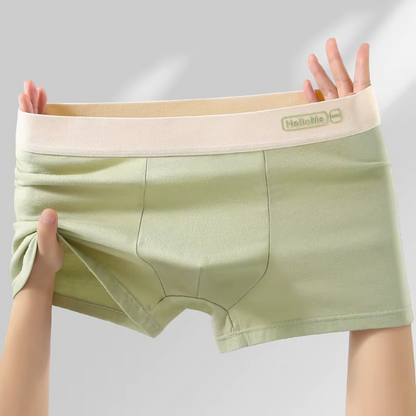 4 PCS HelloMe Pure Cotton Men Underwear