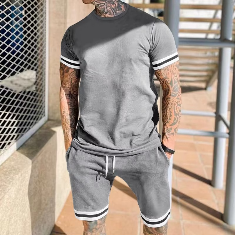 Men's Active Stripe Set