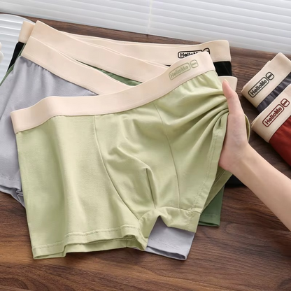 4 PCS HelloMe Pure Cotton Men Underwear