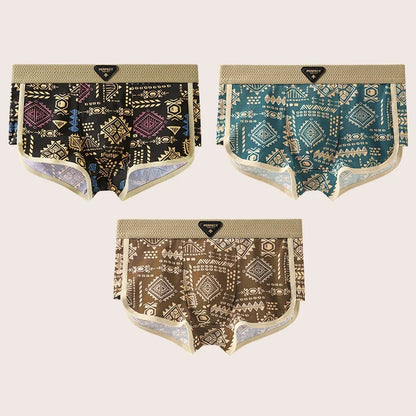 3 PCS Unisex Cotton Boxer Briefs