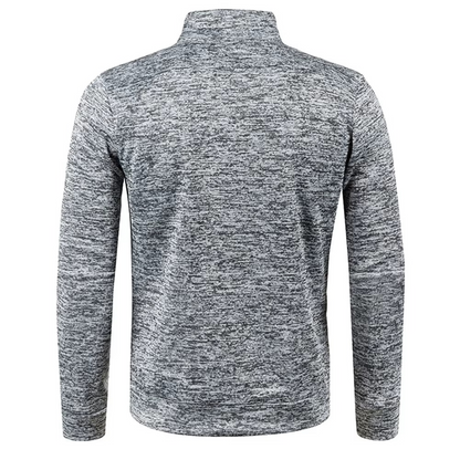 Textured Quarter-Zip Pullover