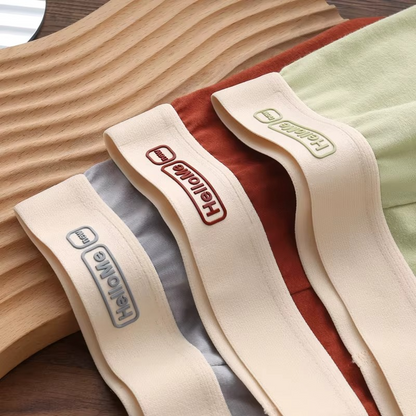 4 PCS HelloMe Pure Cotton Men Underwear