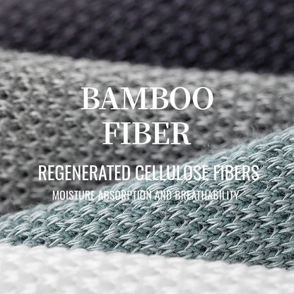 (5 Pairs) Mix Antibacterial Anti Odor Bamboo Socks