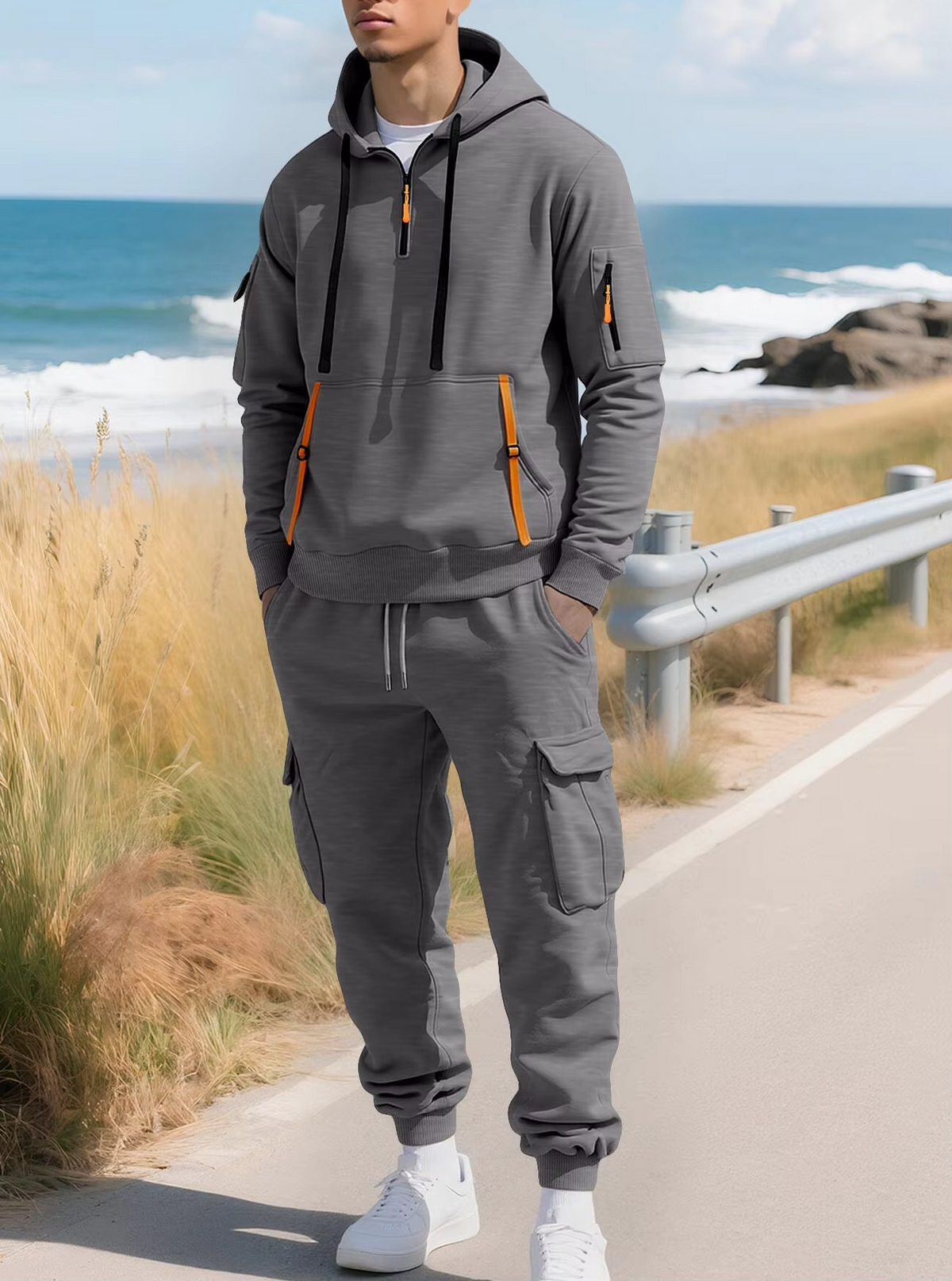 Utility Cargo Tracksuit Set
