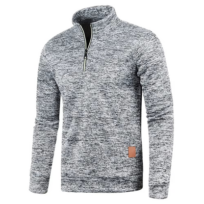 Textured Quarter-Zip Pullover