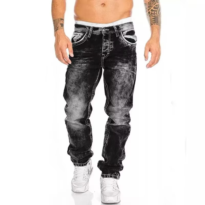 Vintage Stretch Straight Jeans