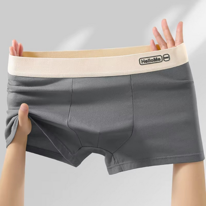 4 PCS HelloMe Pure Cotton Men Underwear